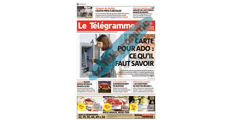 Le journal quotidien Le Télégramme consacre un article à Delphine Ligavan, numérologue