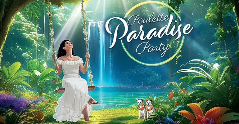 Delphine Ligavan organise une animation numérologie lors de la Poulette Party Paradise